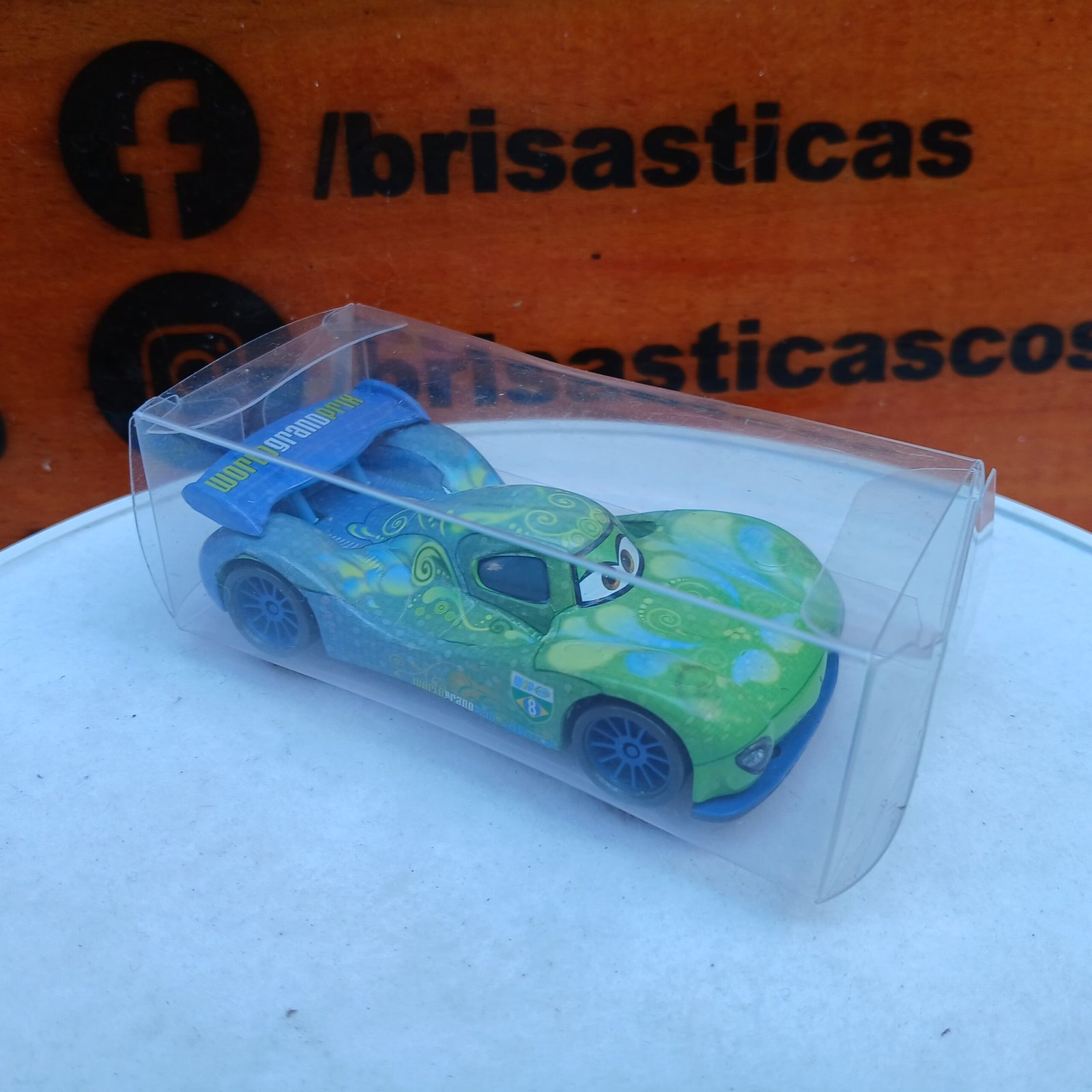 Auto Karla Veloso Cars La Película de 5cm x 2.5cm de metal
