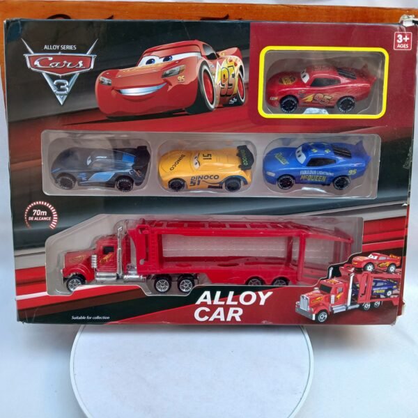 Conjunto de 5 Piezas, 4 Autos y 1 Camion Cars La Película
