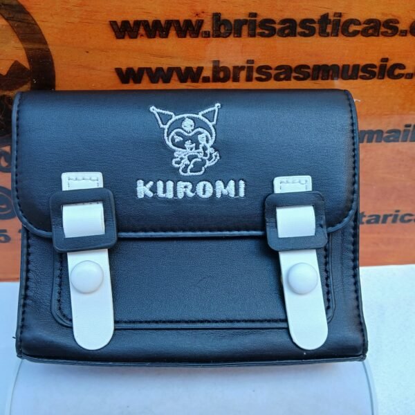 Bolso de hombro Kuromi, color negro