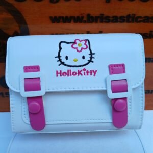 Bolso de hombro Hello kitty, blanco con rosado