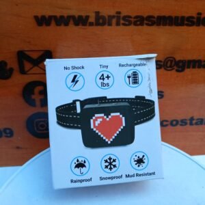 Collar anti ladrido, no shock, recargable, contra agua, 4 libras o mas
