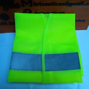 Chaleco reflectivo, Especial para trabajos en construcción y trabajos de demarcación vial. Color verde neón.