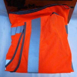 Chaleco reflectivo,Especial para trabajos en construcción y trabajos de demarcación vial. Color naranja.