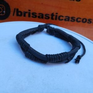 Pulsera para hombre, color café oscuro