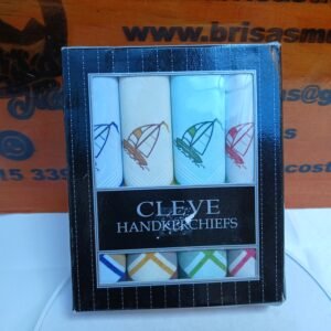Pañuelos para hombre, set de 4