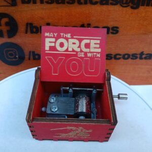 Caja Musical "Star Wars", color rojo
