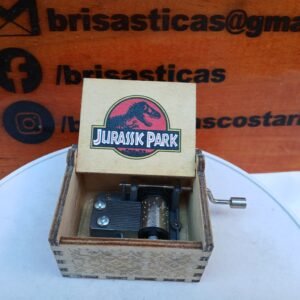 Caja musical "Jurassic Park" Roja