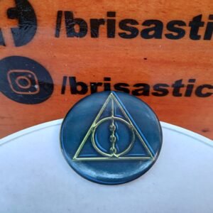 Broche reliquia hogwats, harry potter