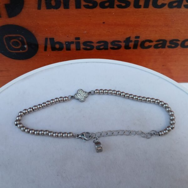 Pulsera plateado , acero inoxidable