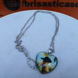 Cadena shrek, gato con botas, metal
