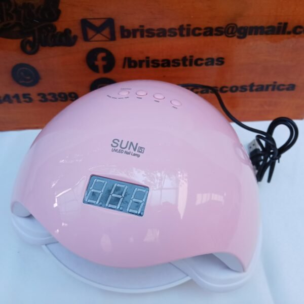 Lámpara de uñas Led UV 48W,100-240V,  60-60 Hz  Rosada