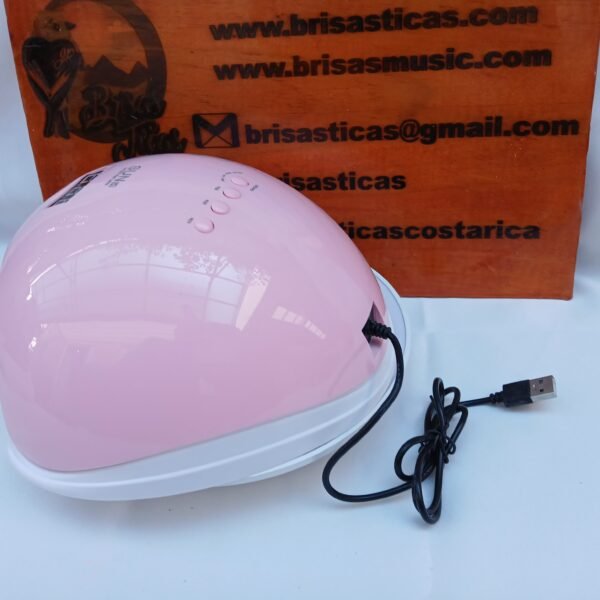 Lámpara de uñas Led UV 48W,100-240V,  60-60 Hz  Rosada - Imagen 3