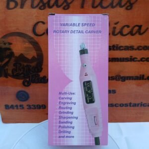 Pulidor, Drill de uñas eléctrico, color rosado con 6 limas, 100-240 V