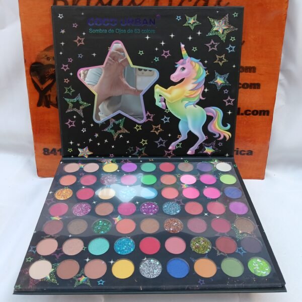 Set de maquillaje para niñas Unicornio con Espejo