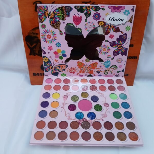 Set de maquillaje para niñas con espejo Bain Butterfly