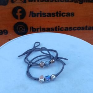 Par de pulseras de cordón