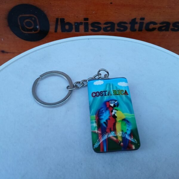 Llavero Souvenir de Lapas Costa Rica