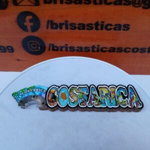 Iman souvenir Costa Rica Letras