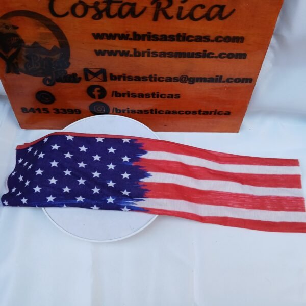 Bandana para la cabeza, bandera de Estados Unidos