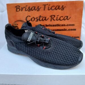 Tennis Negras Punto Malla Talla 45
