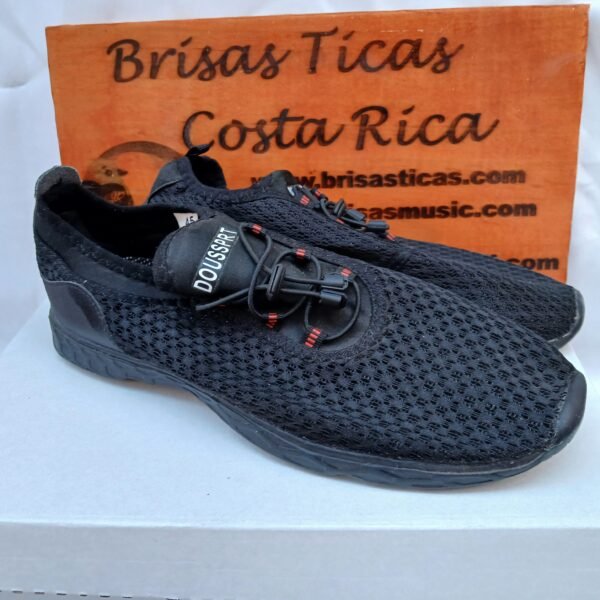Tennis Negras Punto Malla Talla 45
