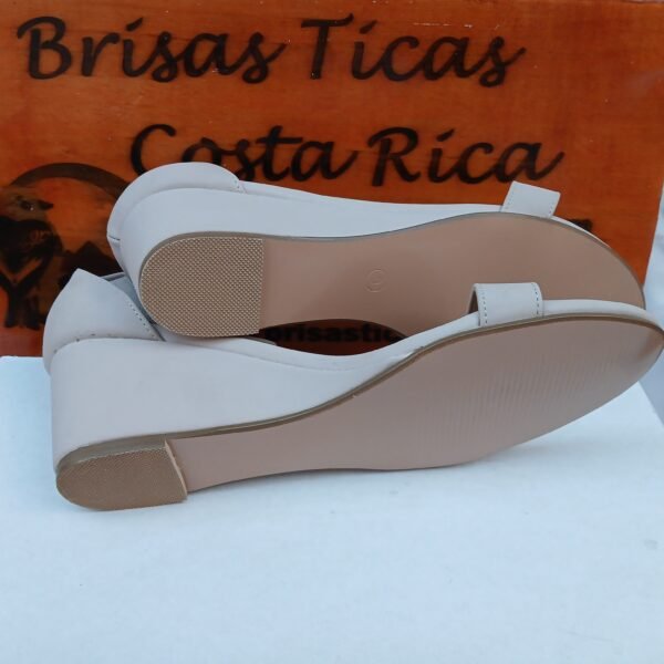 Sandalias de tacón de cuña para mujer,con correa de tobillo de 3 pulgadas Talla 39 - Imagen 2