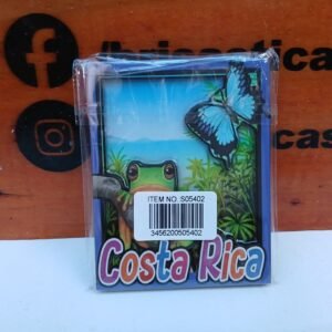 Souvenir magnetico de Rana y Mariposa Costa Rica